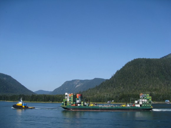 tugboat and barge